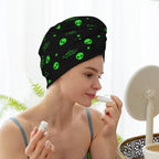 Galaxy Alien Hair Towel Wrap Microfiber Fast Drying Hair Turban - Image 8