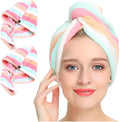 AuroTrends Microfiber Hair Towel 2Pack, Hair Towel Wrap by AuroTrendsDirect