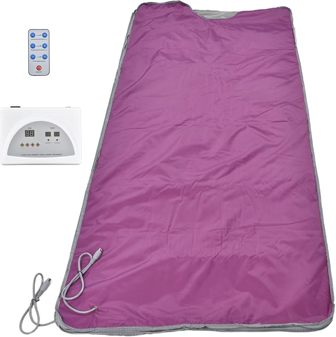 Srliya Far Infrared Sauna Blanket, Sweat Steaming Heating Detox Therapy Blanket - Image 7