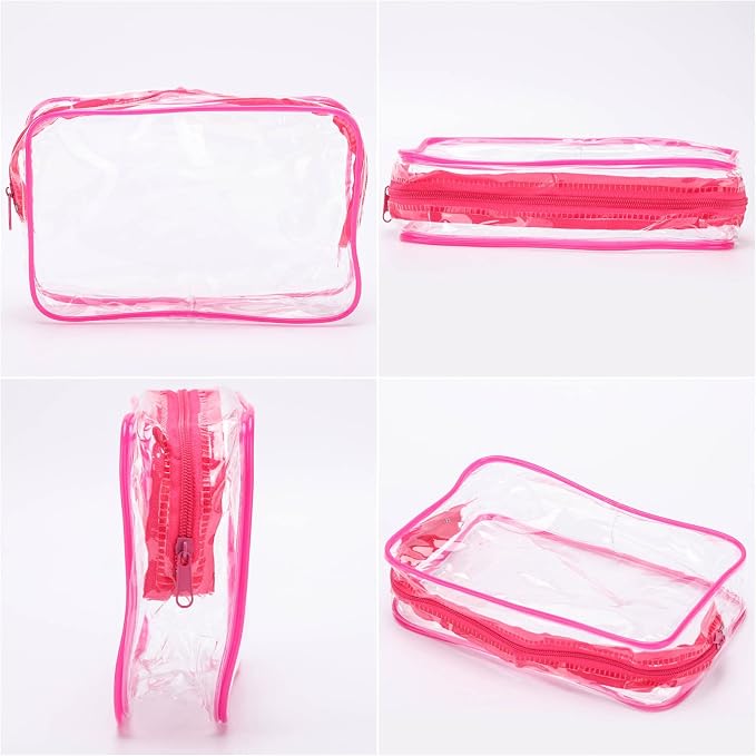 Tbestmax 10 Pcs Clear Cosmetic Bags Small Makeup Bags Portable Waterproof - Image 5