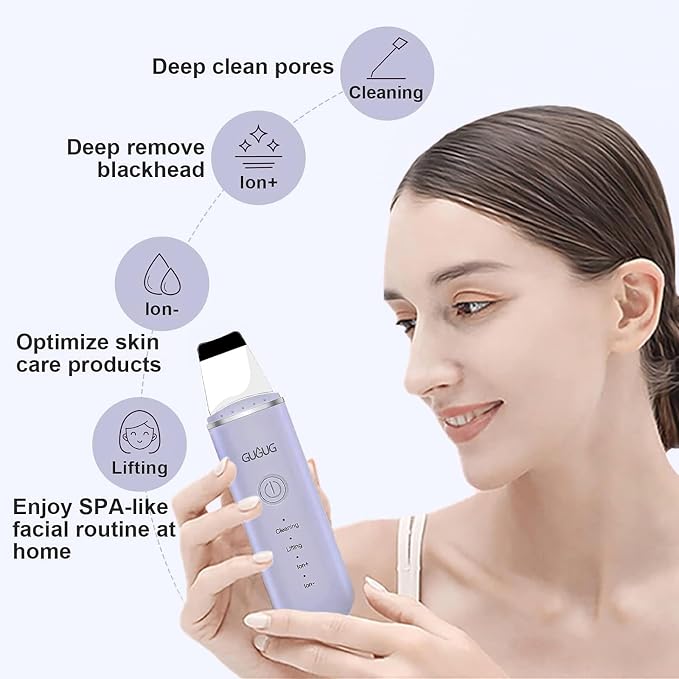 GUGUG Skin Scrubber Face Spatula Skin Spatula Pore Cleaner Blackhead Remover - Image 3