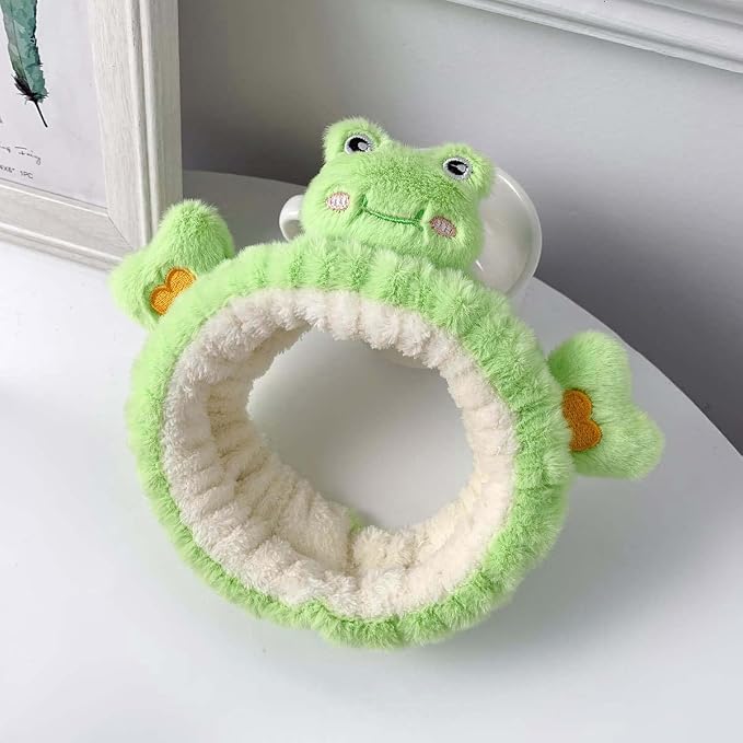 Kawaii Spa Headband for Women, Cute Bear Hairband for Make Up, Cute Headwear - Image 3