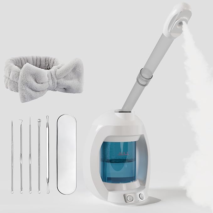 Facial Steamer-Face Steamer for Facial Deep Cleaning, Vaporizador Facial for by DressVous