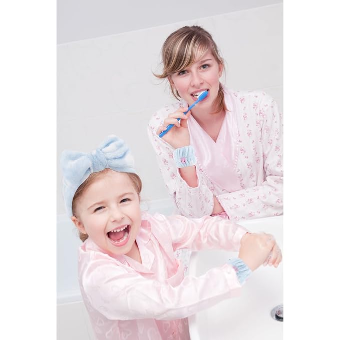 12PCS SPA Headband and Wristband Set Super Cute Soft Microfiber Makeup Headband - Image 5
