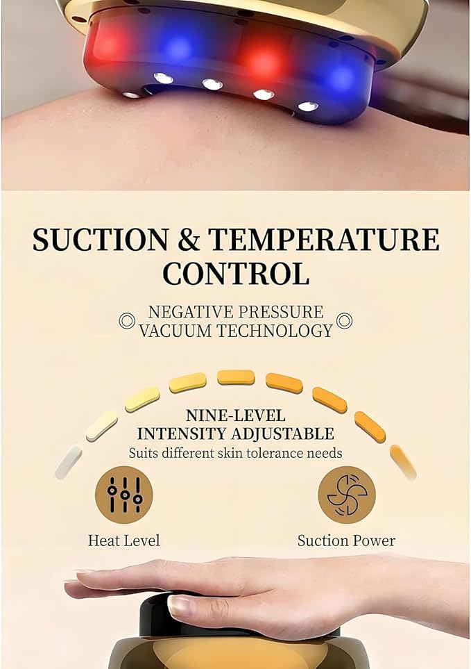 Vacuvia for Cellulite, 2-in-1 LED Light Therapy and Vibration Massager - Image 2