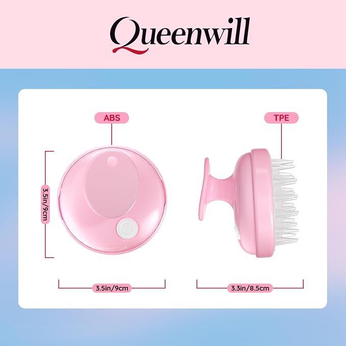 Electric Cordless Hair Scalp Massager, Portable Head Scratching Scrubber - Image 7