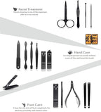 Professional Stainless Steel Nail Clipper Travel & Grooming Kit Nail Tools - Image 3