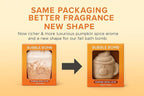 Pumpkin Spice Latte Bath Bomb for Women & Girls – Luxury Fall Bath Bombs - Image 8