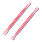2Pcs Plastic Cuticle Pusher, Dual-end Dead Skin Nail Pusher, Gentle Plastic by HaimiLiyaHome