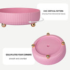 Anyoifax Makeup Perfume Organizer Tray 360 Degree Rotating Lazy Susan Skincare - Image 3