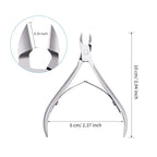Mudder 3 Pack Silver Cuticle Trimmer Nippers Cutter Tool Stainless Steel Nail - Image 3