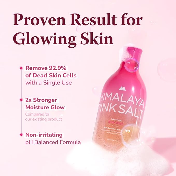 HIMALAYA PINKSALT Daily Scrub & Body Wash - Image 3