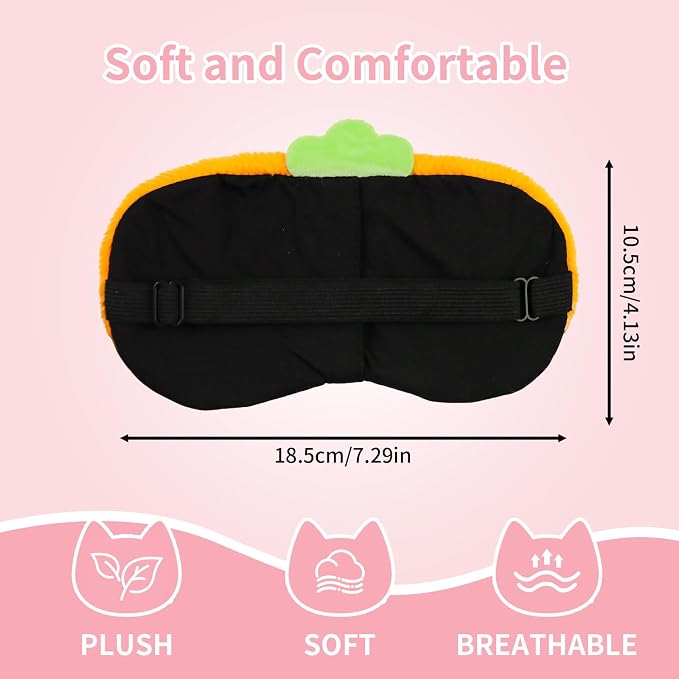 PERFECTSIGHT Sleep Eye Masks, Cute Sleep Eye Cover Lightweight Adjustable - Image 5