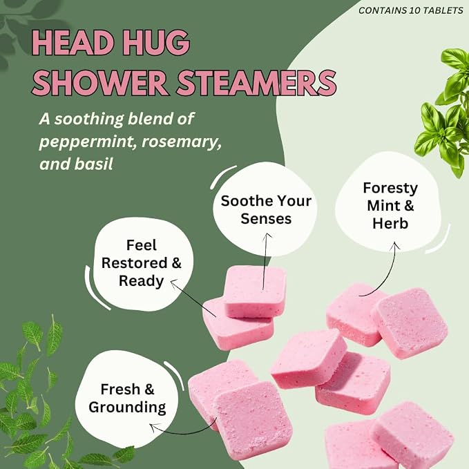 Head Hug Shower Steamers Aromatherapy - Image 2
