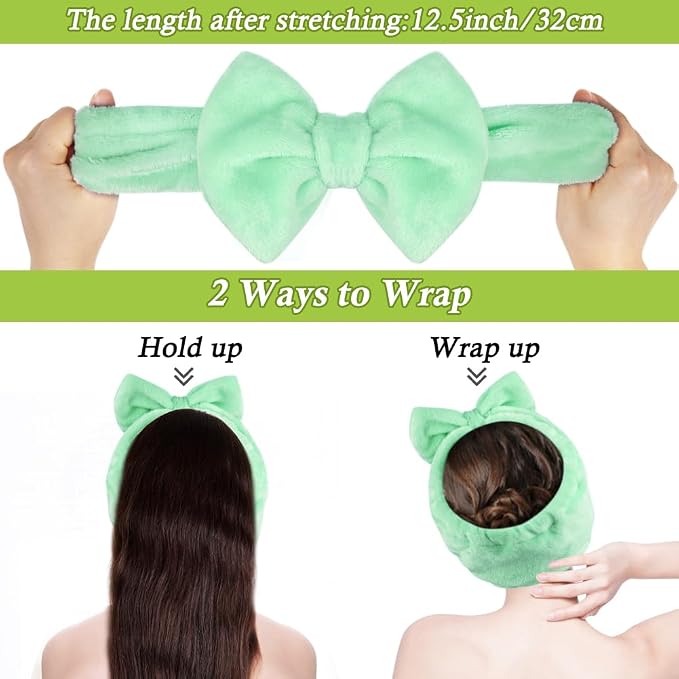 Shintop Makeup Headband, Soft Face Wash Headband - Image 3