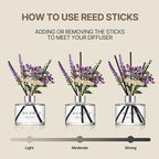 COCODOR Lavender Reed Diffuser/Garden Lavender / 6.7oz / 1 Pack/Home Decor & - Image 4