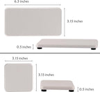 NiuYichee Set of 4 Water Absorbent Diatomite Coasters, Diatomaceous Earth - Image 5