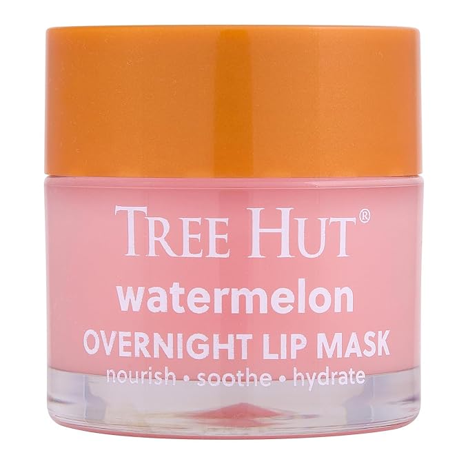 Tree Hut Watermelon Overnight Lip Mask, Hydrating Lip Treatment, Leave On by TreeHut