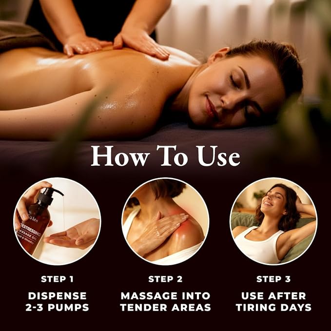 Gya Labs Destressing Massage Oil - Image 4