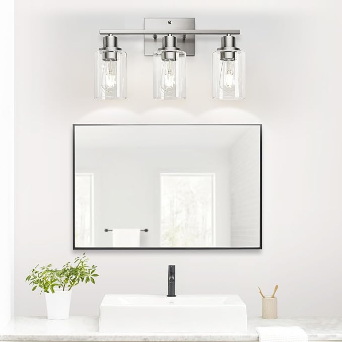 MOKATNG 3-Light Bathroom Light Fixtures, Vanity Light - Image 7