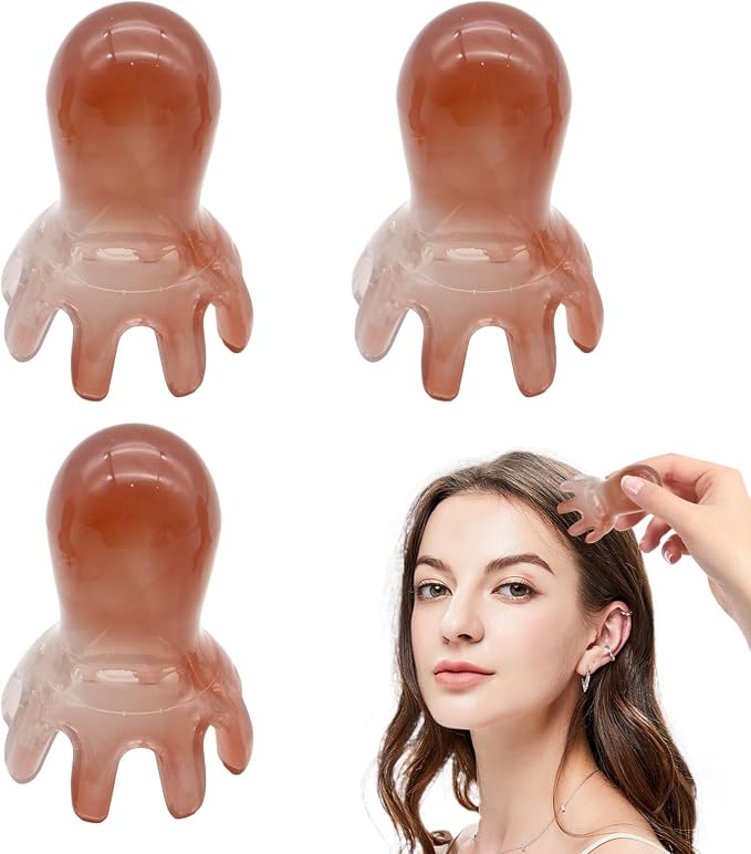 3Pcs Octopus Head Massager Comb Head Massages Tools Manual Acupressure Device by Unknown