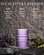 M&SENSE Eucalyptus Lavender Scented Candles Natural Non Toxic, Aromatherapy - Image 2
