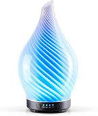Porseme 150ml Essential Oil Diffuser Glass Color Changing Aroma Air Diffusers by Porseme