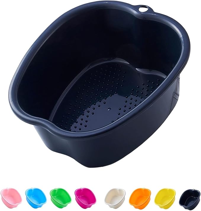AXLOFO® Foot Soaking Bath Basin, Large Plastic Foot Soaking Tub, Feet Massage by AXLOFO