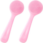 HINZIC 2 Pack Silicone Manual Facial Cleansing Brush, Skin Friendly Waterproof by HINZIC
