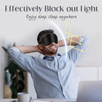 LULUSILK Mulberry Silk Sleep Eye Mask Blindfold - Image 6