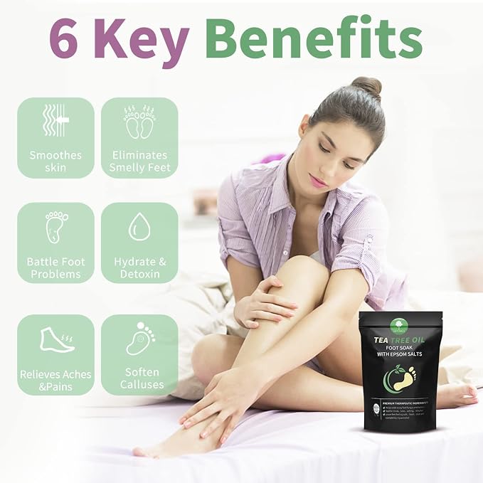 Tea Tree Oil Foot Soak with Epsom Salt - Image 3