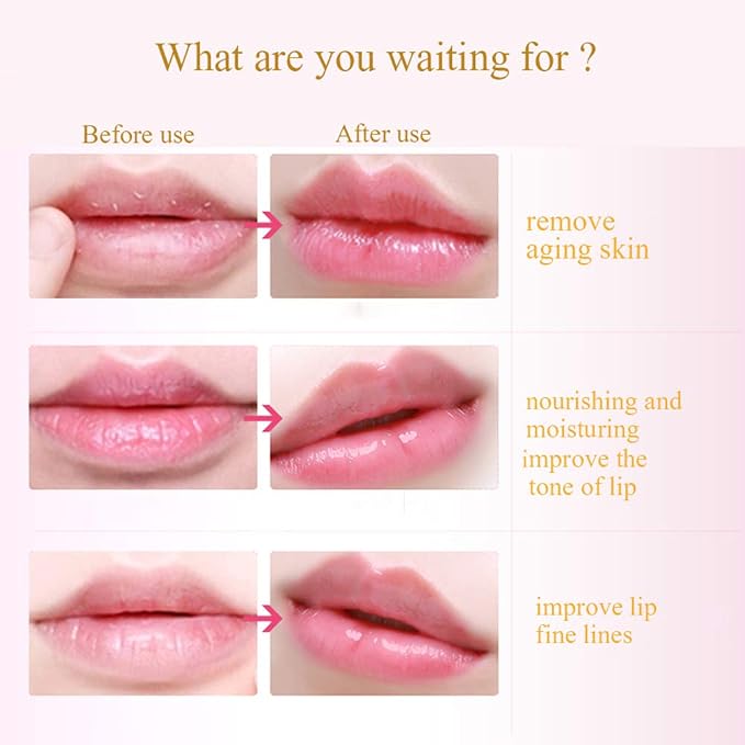 Lip Mask Patches, Moisturizing Anti-Wrinkle Anti-Aging Firm Hydrate Lips - Image 5