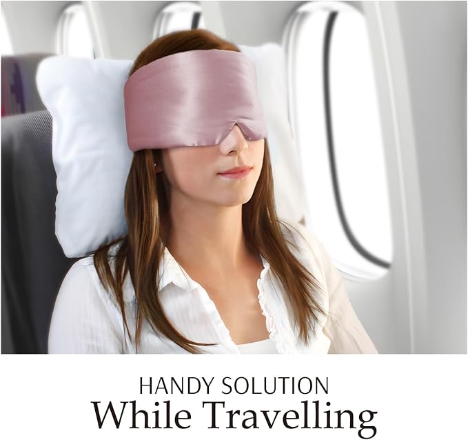 Zenssia 100% Mulberry Silk Sleep Mask Eye Mask - Image 6