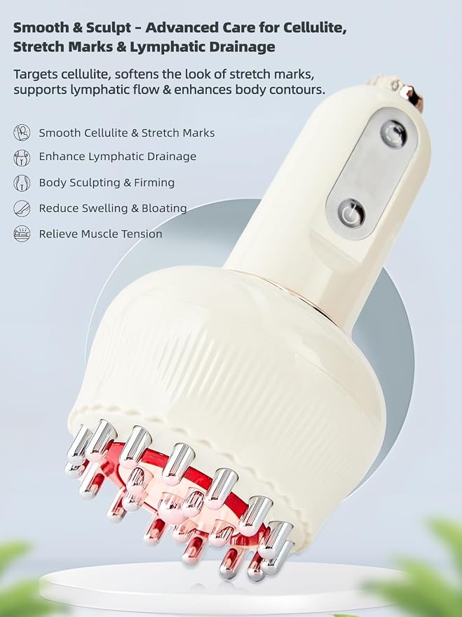 Yuonry Lymphatic Drainage Massager & Anti Cellulite Massage Tool, Helps Reduce - Image 2