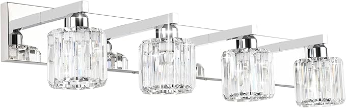 Aipsun Crystal Bathroom Vanity Light Modern Vanity Lighting Fixtures Crystal by Aipsun