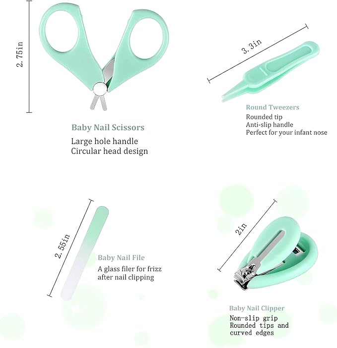 Qunlions life Baby Nail Trimmer Electric-12 in 1 Baby Nail Clippers Safe Baby - Image 6