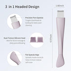Blackhead Remover Tool, Stainless Steel Face Scraper, Skin Scrubber Face Spatula - Image 4
