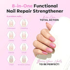 modelones Nail Strengthener Jelly Purple Pink Nail Repair - Image 2