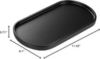Luxspire Bathroom Vanity Tray for Countertop, Oval Kitchen Soap Dispenser and - Image 8