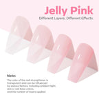 modelones Nail Strengthener Jelly Pink Purple Nail Polish Nail Repair - Image 4