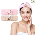 Spa Headband for Washing Face, 2 Pack Cute Halloween Hair Band for Shower Yoga by FLYINGMAGE