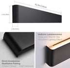 Aipsun 43.3in/40W LED Matte Black Modern Vanity Light Up and Down Wall Mount - Image 6