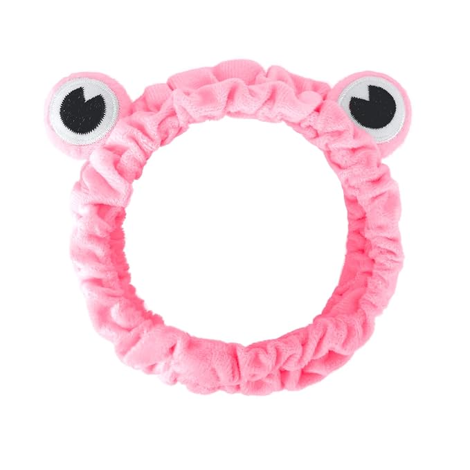 Jowmoy Rose Red Frog Eye Elastic Headband by Jowmoy