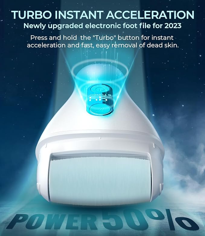 Electric Callus Remover for feet, Rechargeable Foot File Electronic Pedicure - Image 6