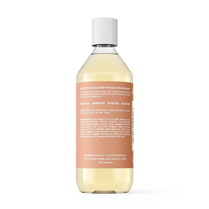 Deep Steep Bubble Bath, Mango Papaya, 10 oz – Soothing Soak - Image 2