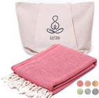 ATANI 69x35 in Oversized Turkish Beach Towel Set by ATANI