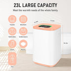 Towel Warmer for Bathroom, 23L Large Towel Warmers, Heated Towel Warmer Bucket - Image 2