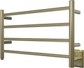HEATGENE Towel Warmer 4 Bar Towel Dryer Wall-Mounted Plug-in Bath Towel Heater by HEATGENE