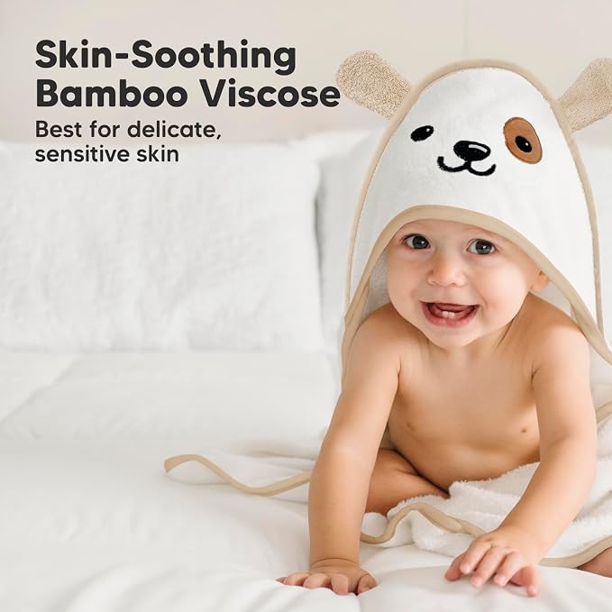 KeaBabies Hooded Baby Towel for Newborn - Image 3