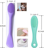 Premium Silicone Facial Cleansing Brush Combo 3pcs, Mask Applicator and - Image 4